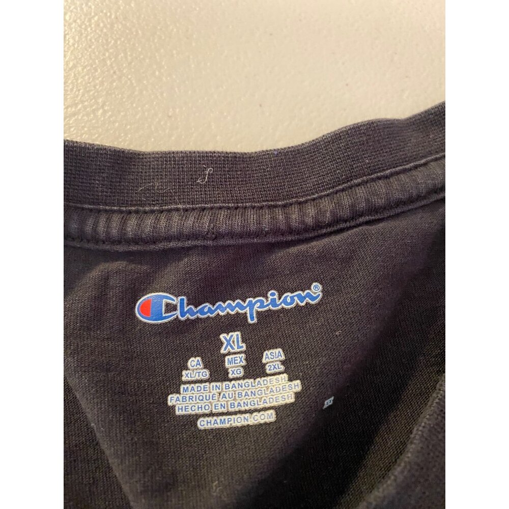 Champion Arizona Coyotes Black T-Shirt Short Sleeve Embroidered Logo XL - Picture 4 of 10